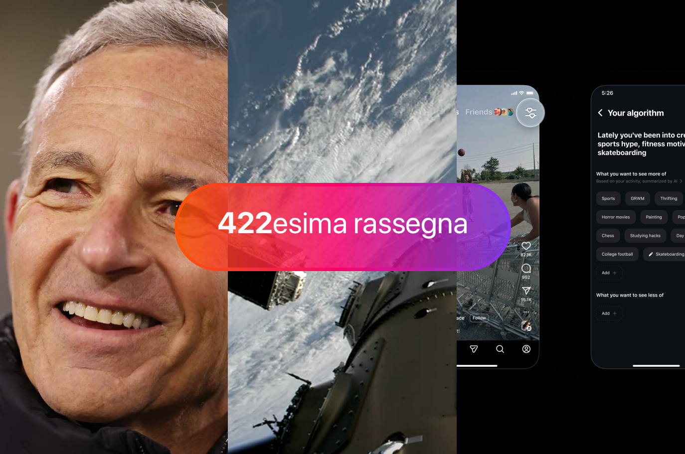 Disney investe 1 miliardo in OpenAI, Primo modello AI nello spazio, L'algoritmo di Instagram