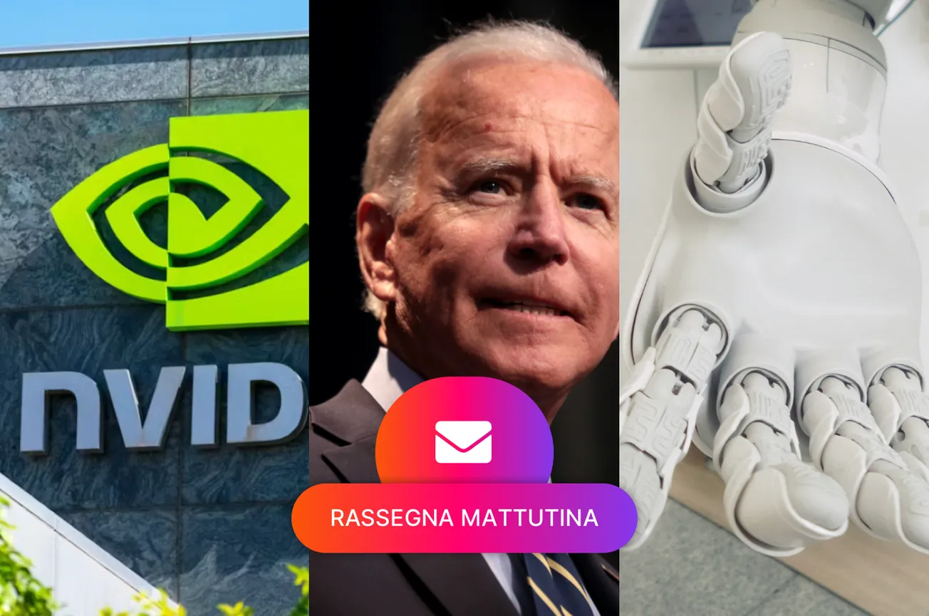 Nvidia triplica le vendite, Multa da $6M per chi ha clonato voce di Biden, "kill switch" se l'IA va fuori controllo