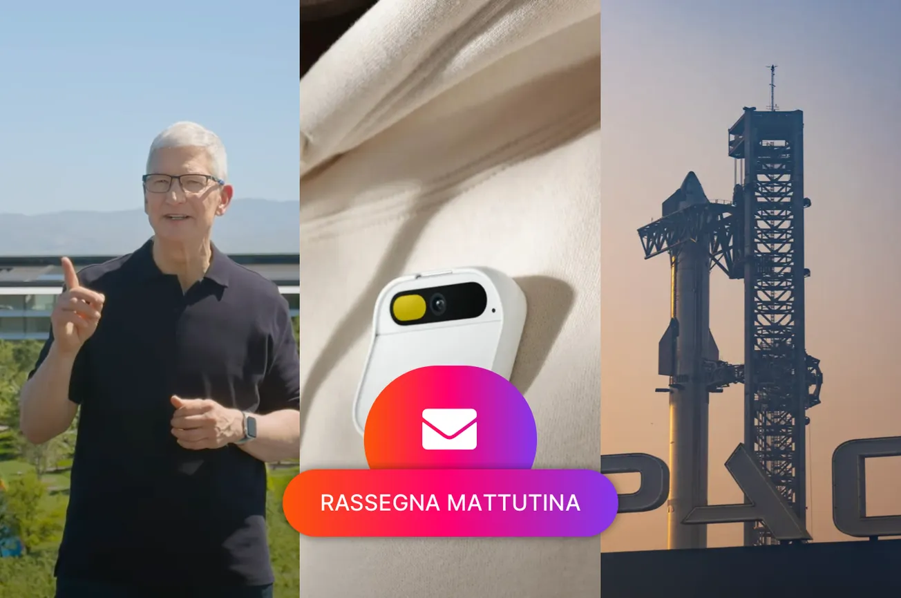 WWDC 2024 – tutto ciò che è stato annunciato, Humane in trattative con HP, SpaceX costruirà uno starship al giorno