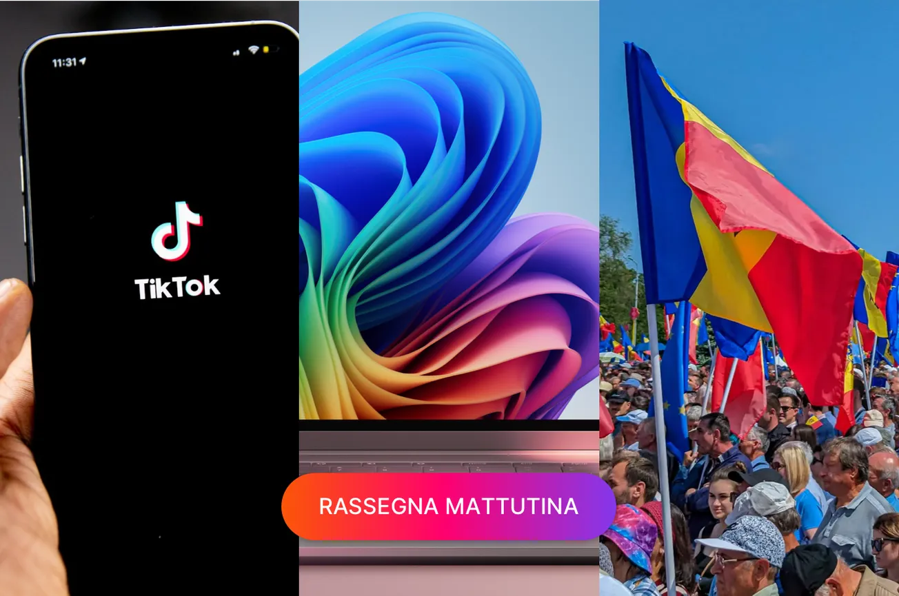 TikTok perde in corte d'appello,  Copilot dentro Edge, Annullate elezioni in Romania per cyber attacchi