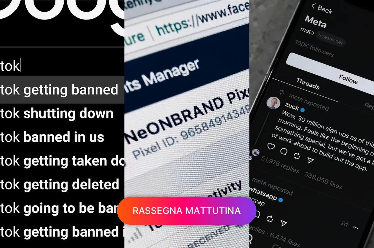 TikTok -9 al ban, Hacker premiato $100k da Facebook, Instagram torna a suggerire contenuti politici