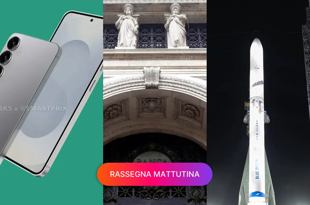 Samsung Galaxy Slim leaks, Italia 3 billioni di debito pubblico, New Glenn tocca l'orbita bassa