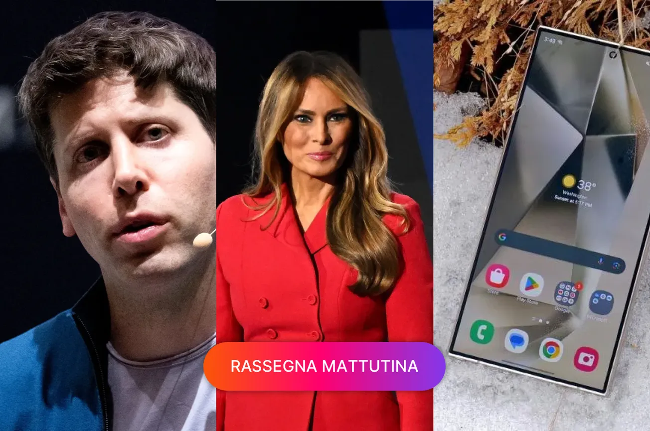 OpenAI vuole allungare la vita umana, Melania Trump lancia un meme coin, Evento Unpacked di Samsung