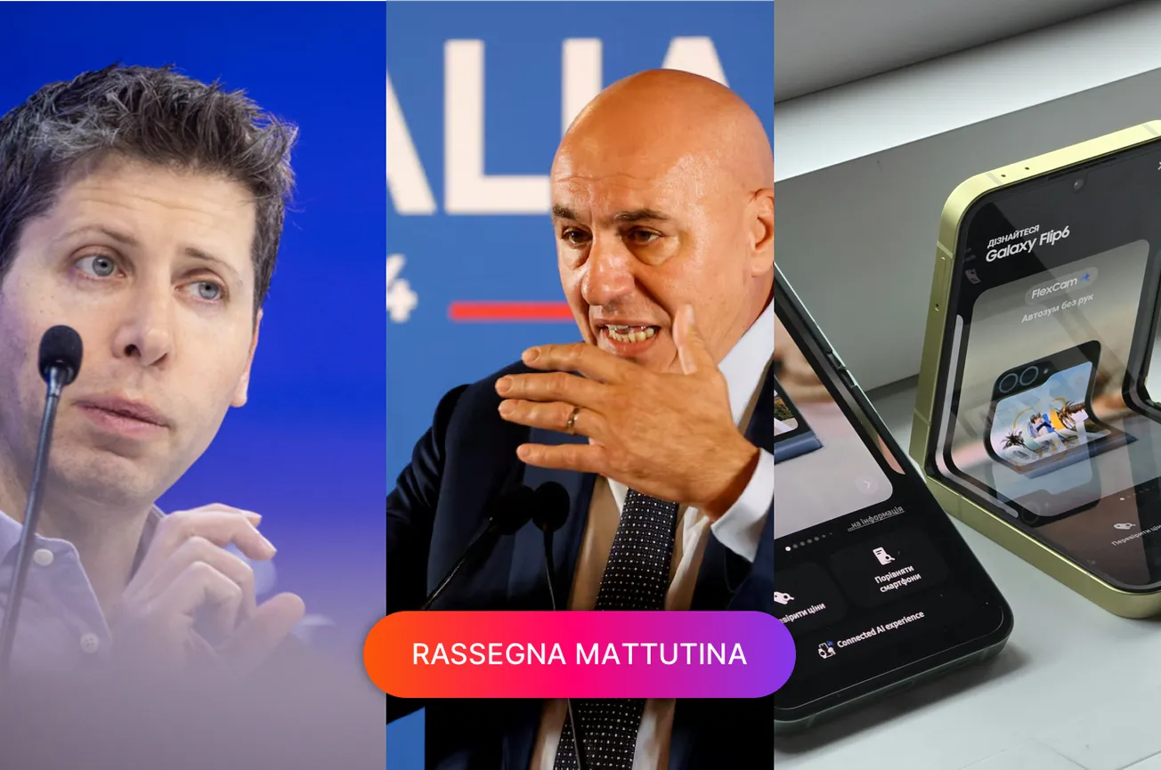 Sam Altman accusato di abusi sessuali dalla sorella, Accordo Starlink e Italia, Samsung noleggiabili