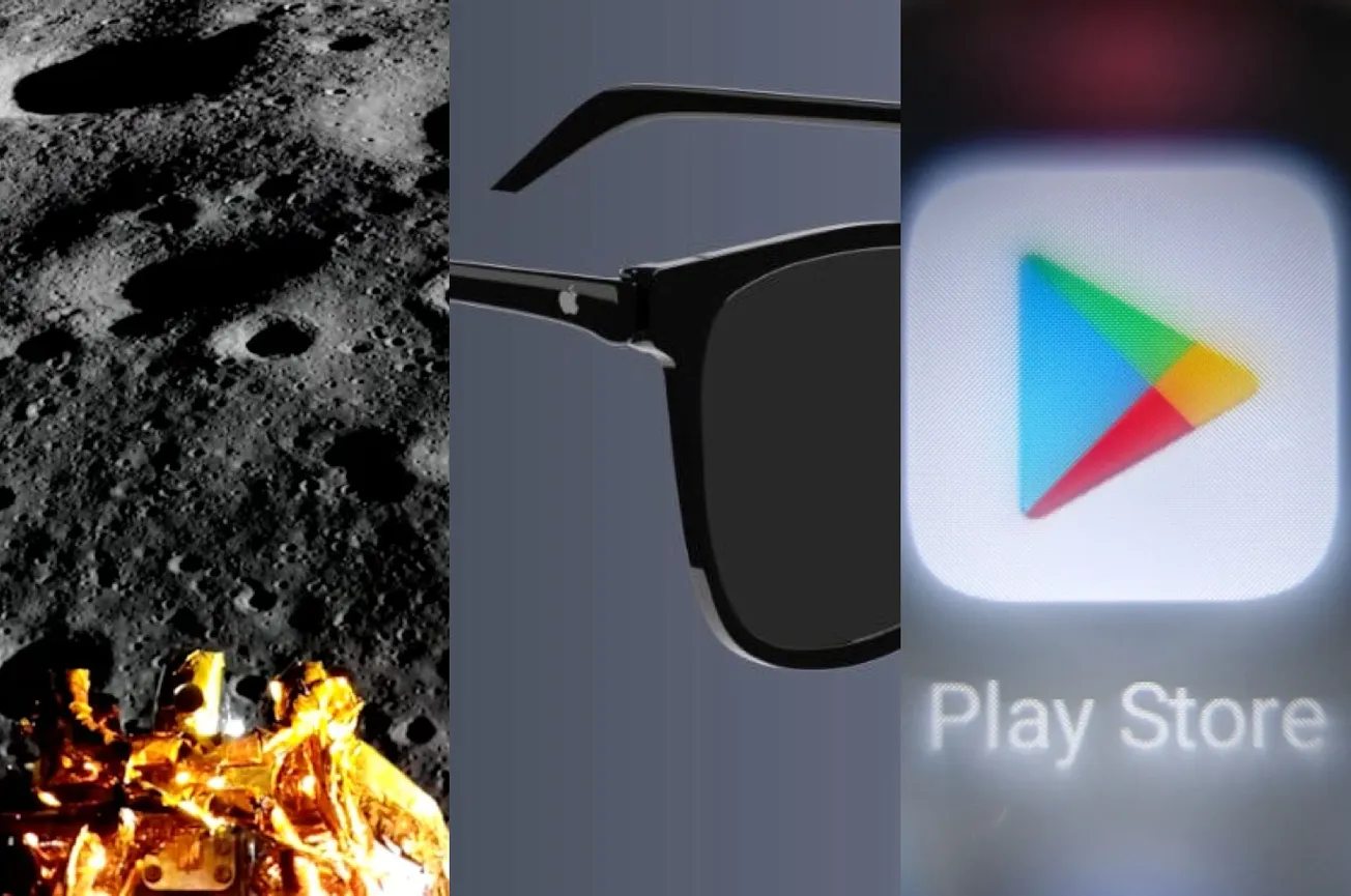 Spagna porta il GPS sulla Luna, Apple Glass nel 2026, Google Play cala del 47%