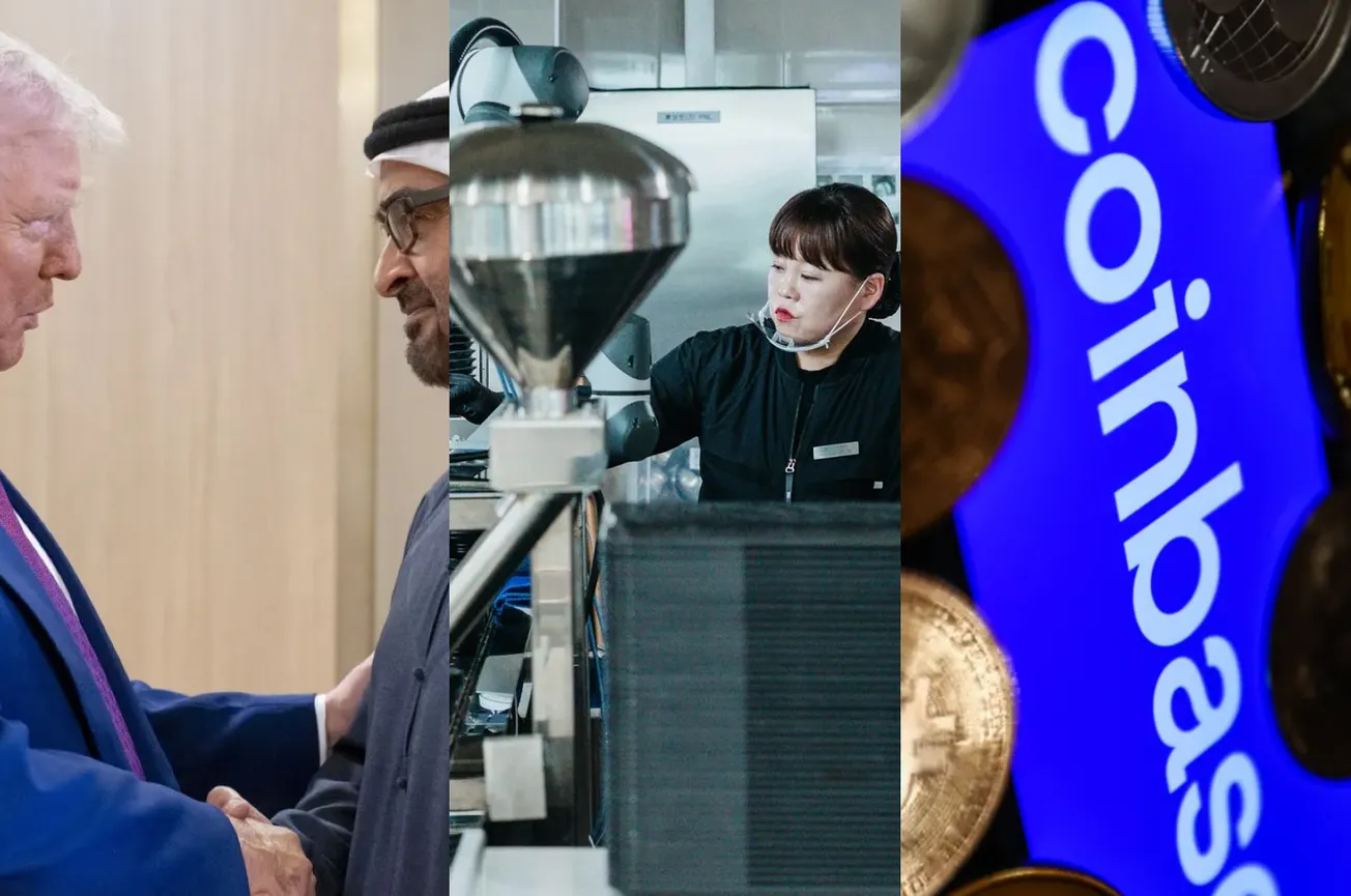 Accordo USA ed Emirati, Coinbase hackerata, Robot cuochi in Corea