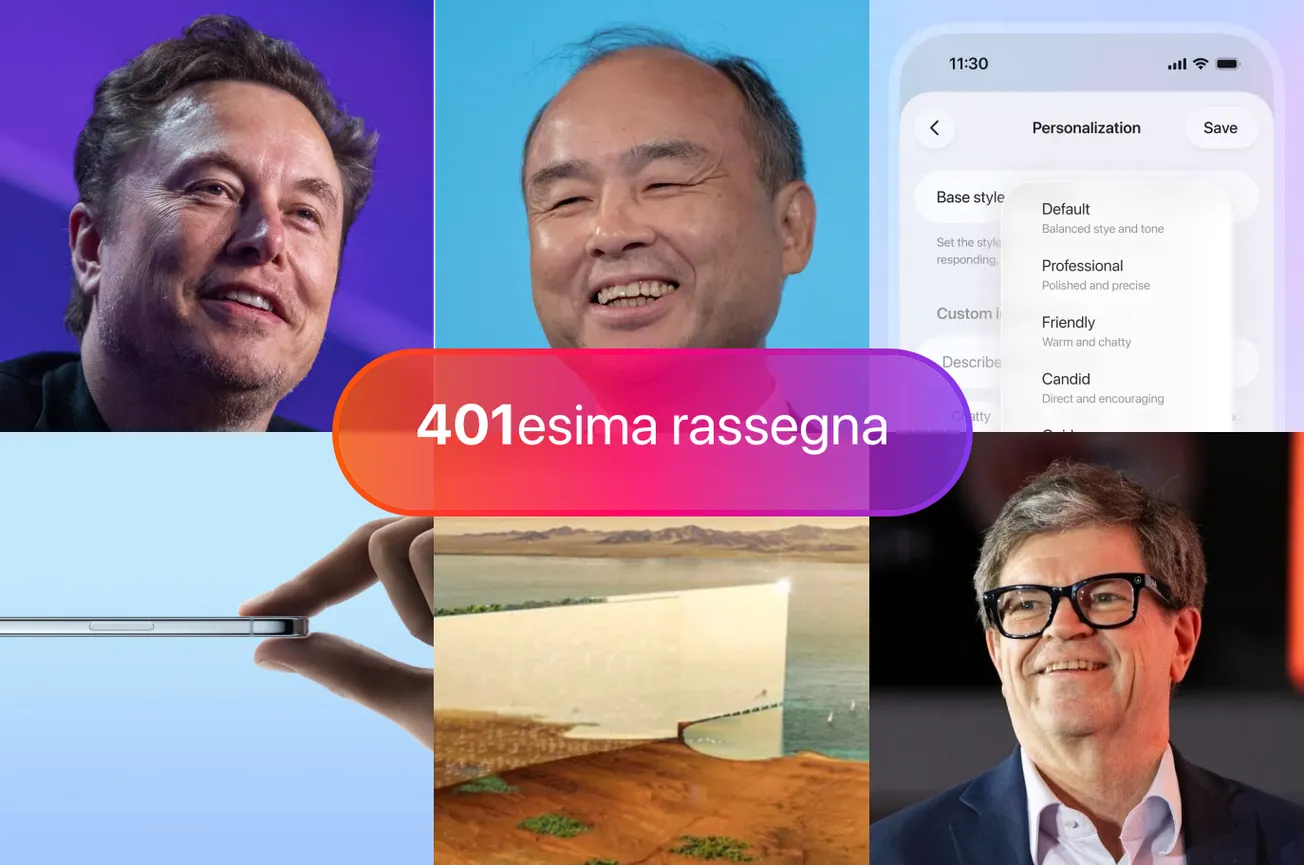 Musk pagato mille miliardi, SoftBank vende le azioni Nvidia, GPT-5.1 — il meglio della settimana!