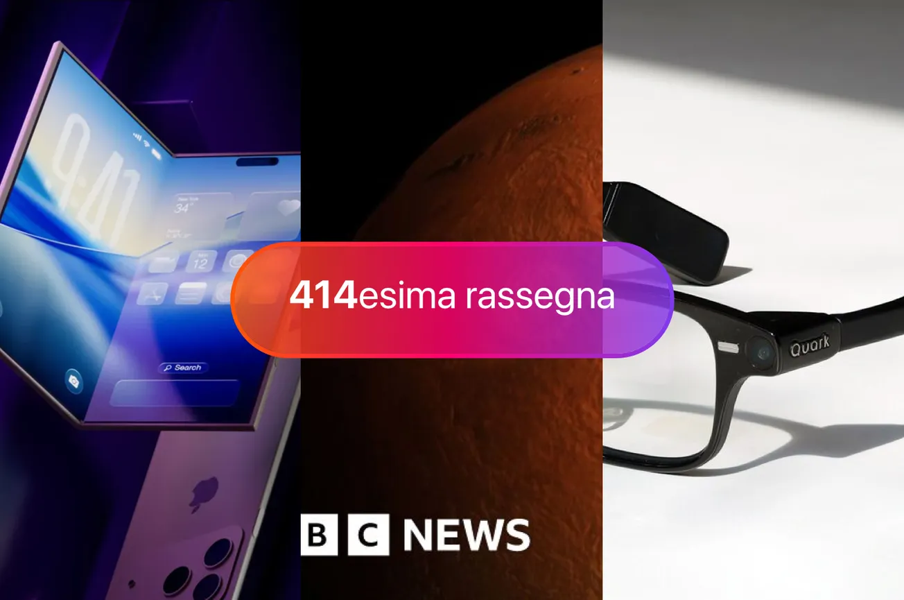 Prezzo dell'iPhone Fold, Smart glasses di Alibaba, Fulmini su Marte